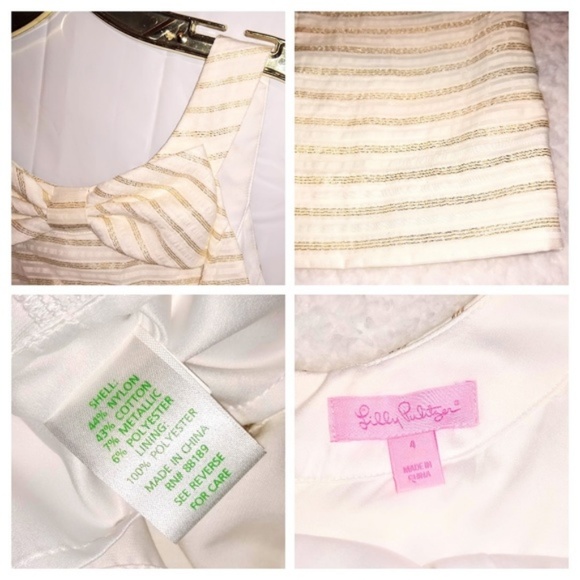 NWOT Lilly Pulitzer Henley Metallic Sheath Dress 4 - Picture 6 of 8